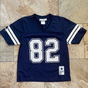 NFL Navy and White Cowboys #82 Women's Jersey